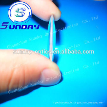 conduit verre optique bi convexe, double lentille convexe fabricants en Chine